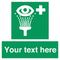 SX5226: Custom Eye Wash Station Sign