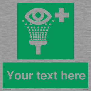 SX5226: Custom Eye Wash Station Sign