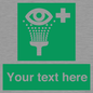 SX5226: Custom Eye Wash Station Sign
