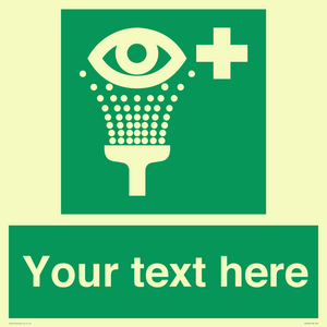 SX5226: Custom Eye Wash Station Sign