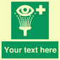 SX5226: Custom Eye Wash Station Sign