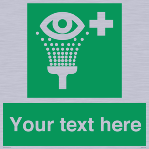 SX5226: Custom Eye Wash Station Sign