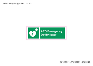 SX5907: AED Emergency Defibrillator