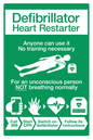 SX5909: Defibrillator Poster BHF