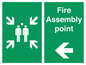 SY14218: Fire Assembly Point left