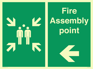 SY14218: Fire Assembly Point left