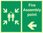 SY14218: Fire Assembly Point left