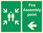 SY14218: Fire Assembly Point left