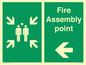 SY14218: Fire Assembly Point left