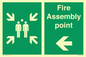 SY14218: Fire Assembly Point left