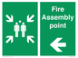 SY14218: Fire Assembly Point left