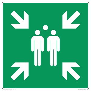 SY14219: Fire assembly point symbol