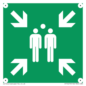 SY14219: Fire assembly point symbol
