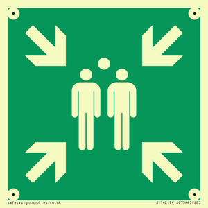 SY14219: Fire assembly point symbol