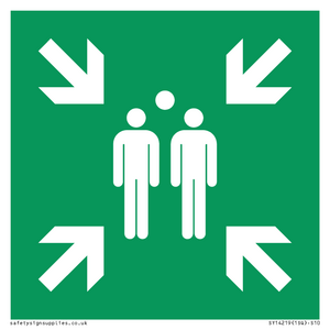 SY14219: Fire assembly point symbol