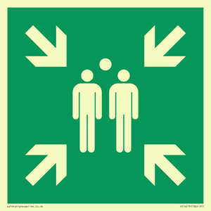 SY14219: Fire assembly point symbol