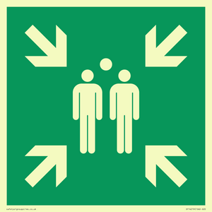 SY14219: Fire assembly point symbol