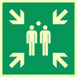 SY14219: Fire assembly point symbol