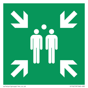SY14219: Fire assembly point symbol
