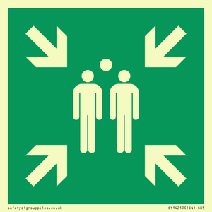SY14219: Fire assembly point symbol