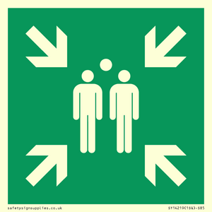 SY14219: Fire assembly point symbol