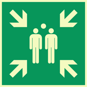 SY14219: Fire assembly point symbol