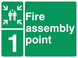 SY5761: Fire Assembly Point 1 - replaces SY475(1)