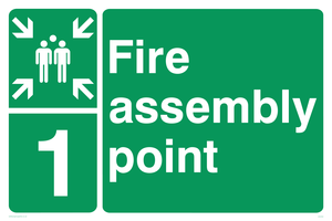 SY5761: Fire Assembly Point 1 - replaces SY475(1)