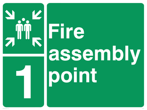 SY5761: Fire Assembly Point 1 - replaces SY475(1)