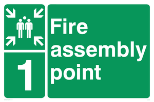 SY5761: Fire Assembly Point 1 - replaces SY475(1)