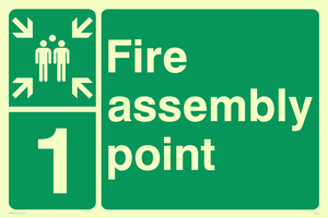 SY5761: Fire Assembly Point 1 - replaces SY475(1)