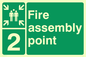 SY5762: Fire Assembly Point 2 - replaces SY475(2)