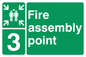 SY5763: Fire Assembly Point 3 - replaces SY475(3)