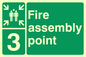 SY5763: Fire Assembly Point 3 - replaces SY475(3)
