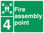 SY5764: Fire Assembly Point 4 - replaces SY475(4)