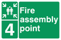 SY5764: Fire Assembly Point 4 - replaces SY475(4)