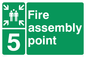 SY5765: Fire Assembly Point 5 - replaces SY475(5)