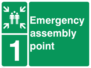 SY5776: Emergency Assembly Point 1 - Replaces SY476(1)