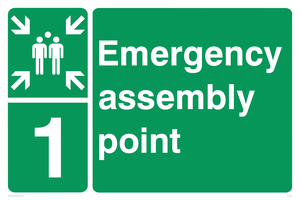 SY5776: Emergency Assembly Point 1 - Replaces SY476(1)