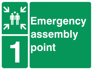 SY5776: Emergency Assembly Point 1 - Replaces SY476(1)