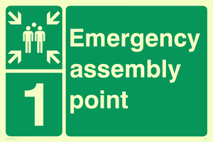 SY5776: Emergency Assembly Point 1 - Replaces SY476(1)
