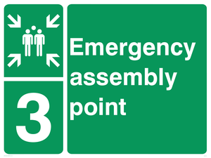 SY5778: Emergency Assembly Point 3 - Replaces SY476(3)