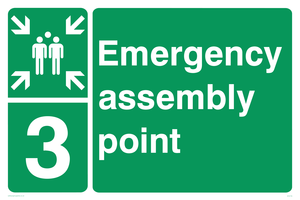 SY5778: Emergency Assembly Point 3 - Replaces SY476(3)