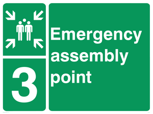 SY5778: Emergency Assembly Point 3 - Replaces SY476(3)