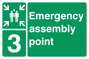 SY5778: Emergency Assembly Point 3 - Replaces SY476(3)