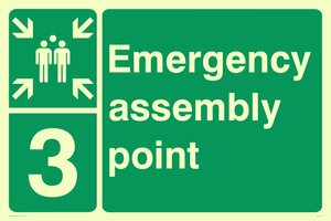 SY5778: Emergency Assembly Point 3 - Replaces SY476(3)