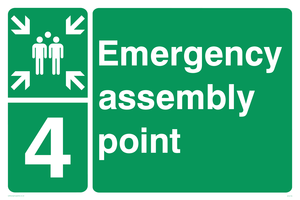 SY5779: Emergency Assembly Point 4 - Replaces SY476(4)