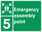 SY5780: Emergency Assembly Point 5 - Replaces SY476(5)