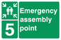 SY5780: Emergency Assembly Point 5 - Replaces SY476(5)