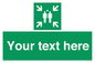 SY7207: Custom sign safe condition evacuation assembly point